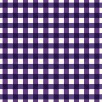 Simple small checkered plaid tattersall seamless pattern purple ultraviolet color background. Use for fabric, textile, packaging, interior decoration elements, wrapping. vector