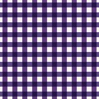 Simple small checkered plaid tattersall seamless pattern purple ultraviolet color background. Use for fabric, textile, packaging, interior decoration elements, wrapping. vector