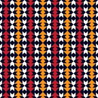 Ethnic tribal color style geometric shape seamless pattern background. Use for fabric, textile, interior decoration elements, upholstery, wrapping. vector