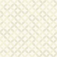 Small geometric overlapping circle in flower shape random cream grey color seamless pattern background. Use for fabric, textile, interior decoration elements, upholstery, packaging, wrapping. vector