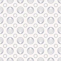 Small geometric circle spiral strokes grid seamless pattern blue grey color background. Use for fabric, textile, cover, interior decoration elements, upholstery, wrapping. vector