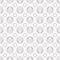 Small geometric circle spiral strokes grid seamless pattern blue grey color background. Use for fabric, textile, cover, interior decoration elements, upholstery, wrapping. vector