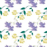 Seamless Pattern With Floral Motifs able to print for cloths, tablecloths, blanket, shirts, dresses, posters, papers. vector