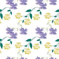 Seamless Pattern With Floral Motifs able to print for cloths, tablecloths, blanket, shirts, dresses, posters, papers. vector