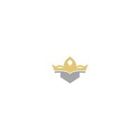 Crown Concept Logo icon Design vector