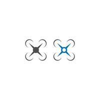 vector de diseño de logotipo de icono de drone