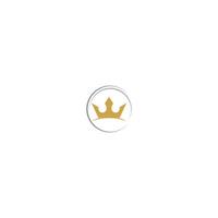 Crown concept logo icon design vector