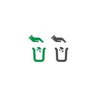Trash bin icon design vector template