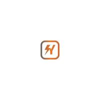 Lightning Letter Y logotype gradient color vector