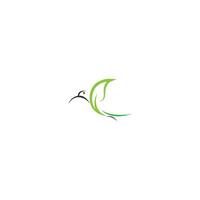 Hummingbird logo icon creative design vector