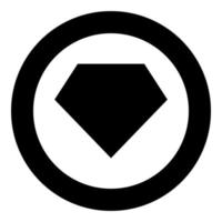 Template icon black color in circle vector