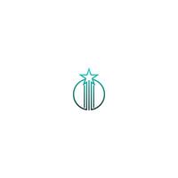 icono de vector de plantilla de logotipo de estrella