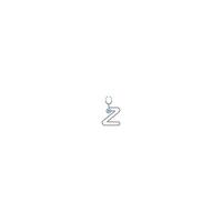 Letter Z stethoscope medical logo