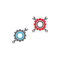 Gear Logo Template vector icon illustration