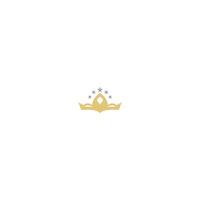 Crown Concept Logo icon Design vector
