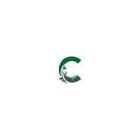C Letter Logo vector