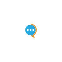 bubble chat icon vector