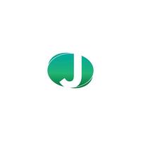 Letter J icon logo creative design vector