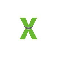 Letter X logo icon design concept vector