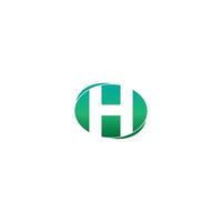 diseño creativo del logotipo del icono de la letra h vector