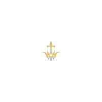 Crown Concept Logo icon Design vector