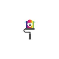 House paint logo vector