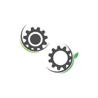 Gear Logo Template vector icon illustration