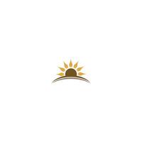 Sun Flower logo icon concept vector