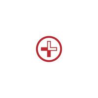 Cross Pharmacy icon vector