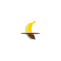 banana icons logos vector