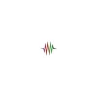 vector de diseño de logotipo de icono de onda de sonido