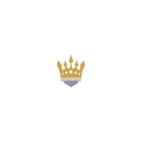 Crown concept logo icon design vector