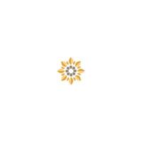 Sun Flower logo icon concept vector