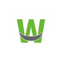 Letter W logo icon design concept