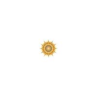 concepto de icono de logotipo de flor de sol vector