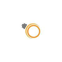 Light bulb lamp  idea logo icon vector