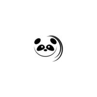Panda icon logo vector