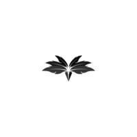 feather logo icon vector