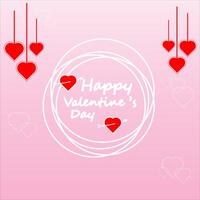 Valentine's Day Illustration Background vector