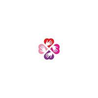 love community care logo icon vector