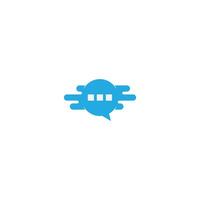 bubble chat icon vector