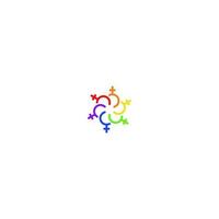 LGBTQ community logo vector