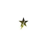 icono de vector de plantilla de logotipo de estrella