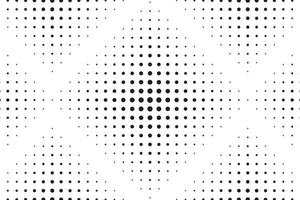 Halftone rectangular with black color vector