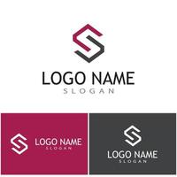 Business corporate S letter logo design vector