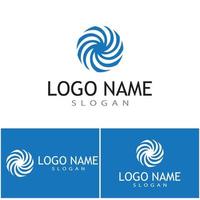 Spiral Logo Template vector symbol nature