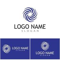 Spiral Logo Template vector symbol nature