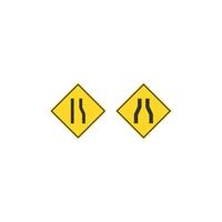 Traffic signal signs icon design vector