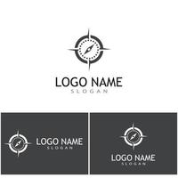 Compass icon Vector Illustration design Logo template