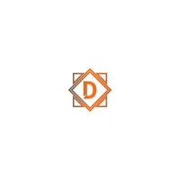 Square D  logo letters design vector